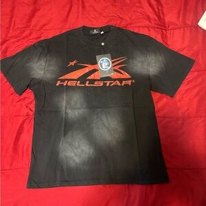 Hellstar Black and Red Graphic Tee
